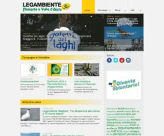 Legambientepiemonte.it(Legambiente Piemonte e Valle d'Aosta) Screenshot