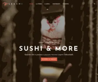 Legamisushiandmore.com(Quando cibo e piacere si uniscono in Legami indissolubili) Screenshot