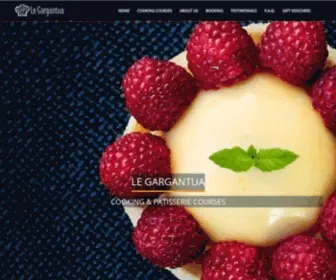 Legargantua.com(Cooking Vacations & Baking Courses in France) Screenshot