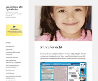 Legasthenie-LRS-DYskalkulie.com(Rechenschwäche) Screenshot