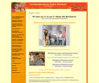 Legasthenie-Praxis-Steinkopf.de(Praxis Steinkopf) Screenshot