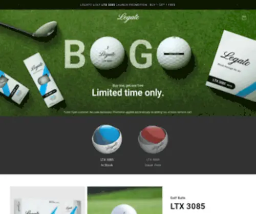 Legatogolf.com(Legato Golf) Screenshot