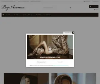 Legavenue.eu(Leg Avenue EU) Screenshot