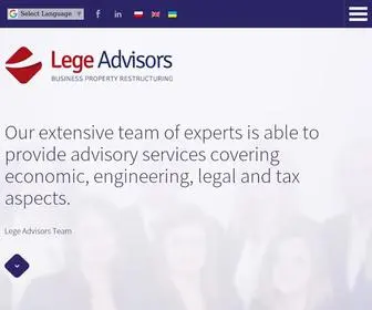 Legeadvisors.pl(Legeadvisors) Screenshot