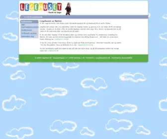 Legehuset.dk(Legehuset er flyttet. Find os på) Screenshot