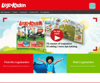 Legekaeden.dk(Legekæden) Screenshot