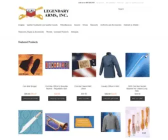 Legendaryarms.com(Legendary Arms Inc) Screenshot
