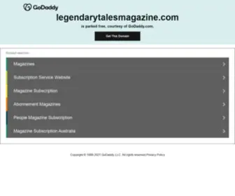 Legendarytalesmagazine.com(Legendarytalesmagazine) Screenshot