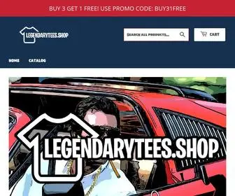 Legendarytees.shop(Legendary Tees Shop) Screenshot