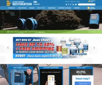 Legendbrandsrestoration.com(Legend Brands Restoration) Screenshot
