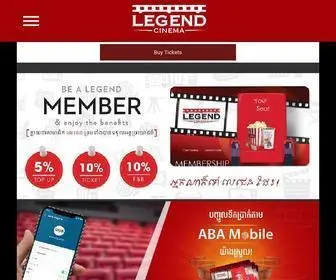 Legend.com.kh(Legend Cinema) Screenshot
