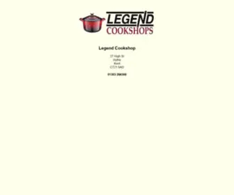 Legendcookshop.co.uk(Legend Cookshops) Screenshot