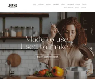 Legendcookware.com(Made to use) Screenshot