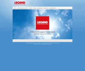 Legendcorporate.com(Legend) Screenshot