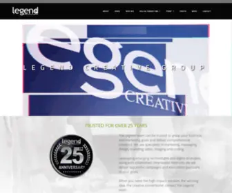 Legendcreative.com(Legend Creative Group) Screenshot