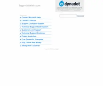 Legenddestek.com(Legend Online Destek Sitesi) Screenshot