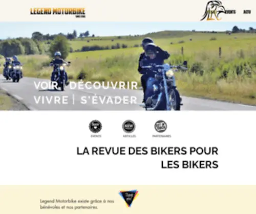 Legendmotorbike.com(LA REVUE) Screenshot