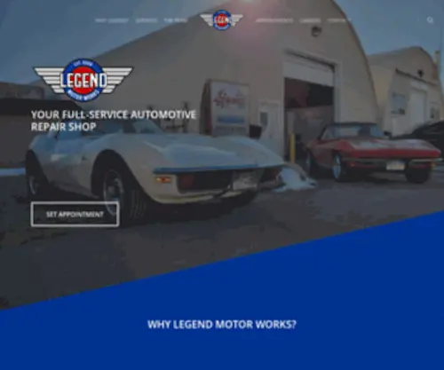 Legendmotorworks.site(Your Full) Screenshot