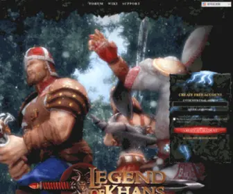 Legendofkhans.com(Legendofkhans) Screenshot