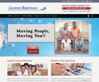 Legendremovals.co.za(Legend Furniture Removals) Screenshot