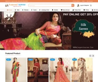 Legendsaree.com(Buy more Pay less) Screenshot