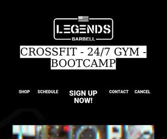 Legendsbarbell.com(Legends Barbell) Screenshot