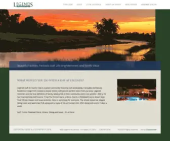 Legendscc.com(Legends Golf And Country Club) Screenshot