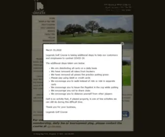 Legendsgolftx.net(Kingsland Golf) Screenshot