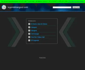 Legendshangout.com(The Legends Hangout) Screenshot