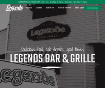 Legendsintheheights.com(Legends Bar & Grille) Screenshot