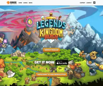 Legendsofkingdomrush.com(Legends of Kingdom Rush) Screenshot
