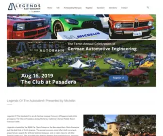 Legendsoftheautobahn.org(A Celebration of German Automotive Engineering) Screenshot