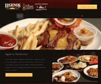 Legendssteakhouse.com(Legends Steakhouse) Screenshot