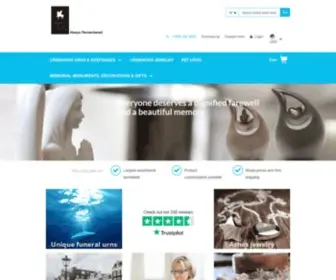 Legendurn.com(Unique funeral urns) Screenshot