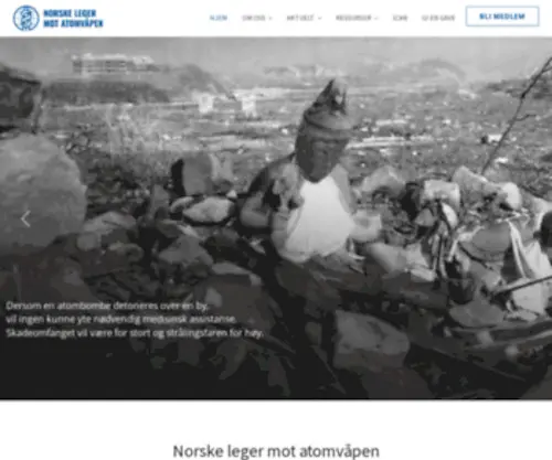 Legermotatomvapen.no(Norske) Screenshot