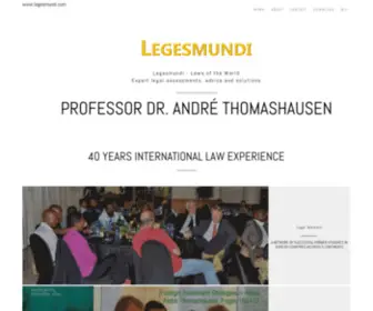 Legesmundi.com(Video below header) Screenshot