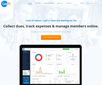 Legfi.com(Invoicing, payment processing & financial reporting for groups) Screenshot