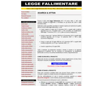 Leggefallimentare.it(Legge fallimentare) Screenshot