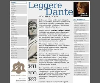 Leggeredante.it(Leggere Dante) Screenshot