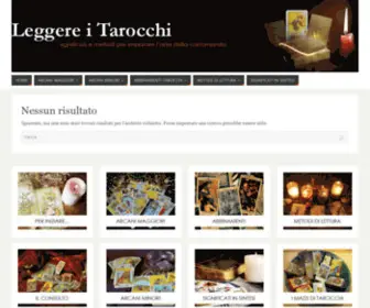 Leggereitarocchi.com(Leggere i Tarocchi) Screenshot