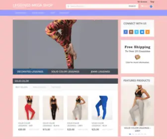 Leggingsmegashop.com(Leggings Mega Shop) Screenshot