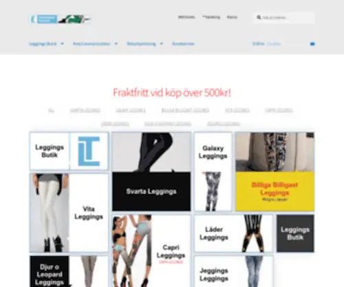 Leggingstights.se(Leggings) Screenshot