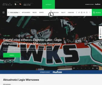 Legia.com(Legia Warszawa) Screenshot