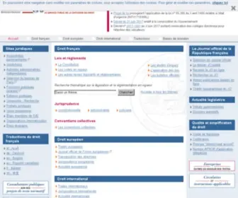 Legifrance.com(Legifrance) Screenshot