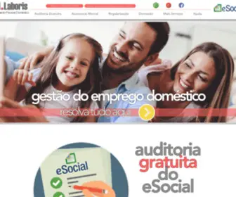 Legilaboris.com.br(Admissão de empregada doméstica) Screenshot