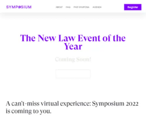 Legilitysymposium.com(Legility Symposium) Screenshot