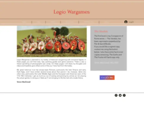 Legio-Wargames.com(Legio Wargames) Screenshot