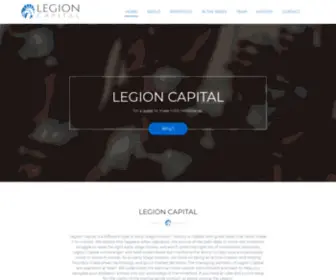 Legioncapitalllc.com(Legion Capital Partners) Screenshot