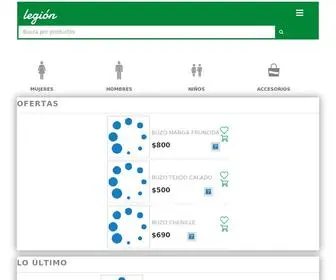 Legion.com.uy(Legión) Screenshot