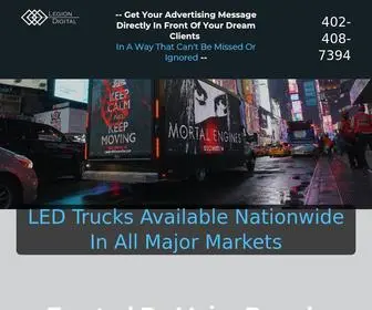 Legiondigital.com(LED Billboard Truck) Screenshot